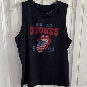 Rolling Stones Black Tank Top